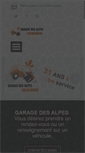 Mobile Screenshot of garagedesalpes.fr