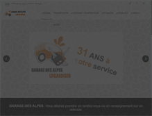 Tablet Screenshot of garagedesalpes.fr